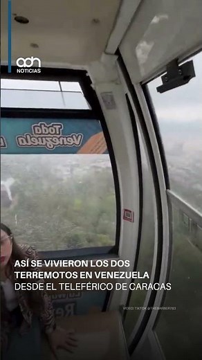 This is what the two earthquakes in Venezuela felt like from the Caracas cable car