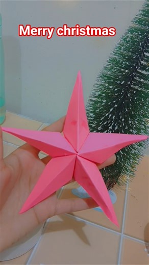 Christmas star in 5 min using sticky notes #diy #craft #solodiaries