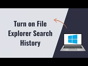 How To Turn on File Explorer Search History In Windows 11