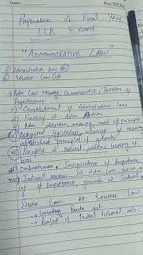 introduction of administrative law .....