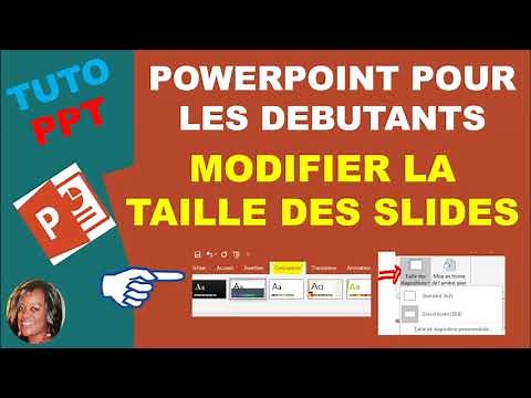 Comment modifier le taille des diapositives dans PowerPoint ?