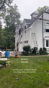 After reposting the cost breakdown for the interior renovation of our home yesterday, so many of you reached out asking me to repost the exterior. Since making this video last year, we have done the landscaping so I added it to the cost! You can use this as a guide when renovating your own home so save for later. ❤️ | The Cozy Colonial