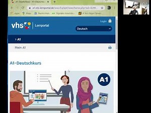 Tutorial Anleitung VHS Lernportal sich einloggen und einen Tutor wählen. #A1 #Deutsch #Lernportal