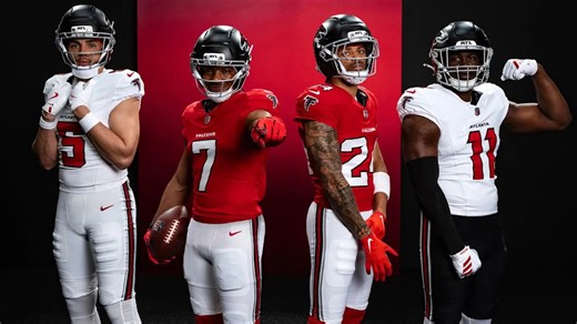Falcons revert to red as primary home color in latest uniform redesign