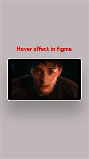 Hover animation using figma | #figma #figmamake