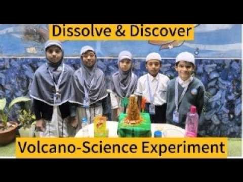 Volcano Experiment by Kids 🌋 | School Science Activity | Flair International School