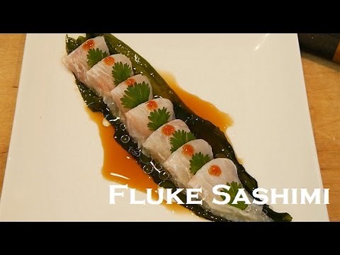 Fluke Sashimi Carpaccio (Part 2)