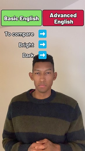 9.1K views · 199 reactions | What's an advanced way to say "dark" in...