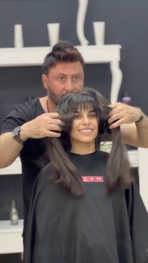 1.5K views | Lama Kassem fresh hair cut #bride#makeup#hairstyles#iraq#cairo#qatar#oman#dubai#egypt#lebanon#tyre#iran#lashes#nails#wavy#retro#beirut#europe#africa#arbil#engagement#lamakassemmakeupartist | Salon Bilal & Lama | Facebook