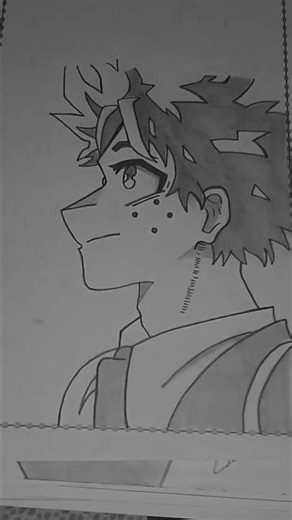 Deku Easy Anime Drawing for Beginners