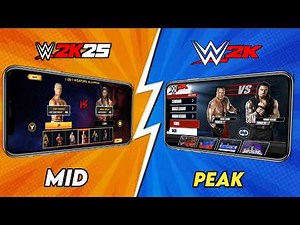 WWE 2K25 Netflix Mobile VS Old WWE 2K | Full Graphics & Gameplay Comparison
