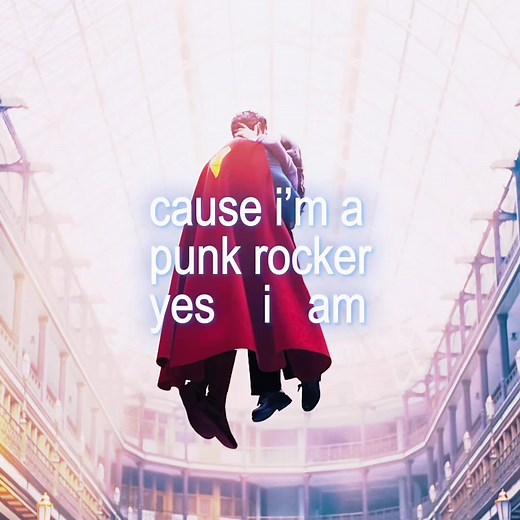 David Corenswet as Superman in Punk Rock Style