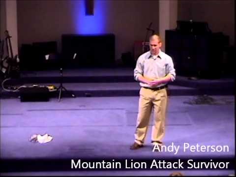 Andy Peterson, Survivor of Mountain Lion Attack