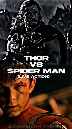 Thor Vs Spider Man