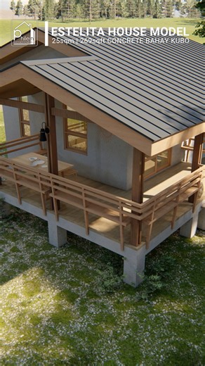 1.4M views · 27K reactions | ESTELITA HOUSE MODEL 25sqm TROPICAL TINY HOUSE FULL HOUSE TOUR ON YOUTUBE #minihouse #tinyhouse #budgethomes #smallhouse #houseinsparation | Philein BudgetHomes | Facebook