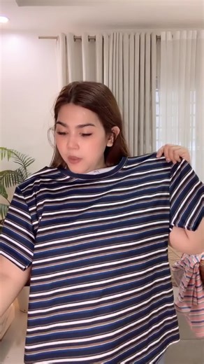 Women's Striped Loose Short-Sleeved T-shirt