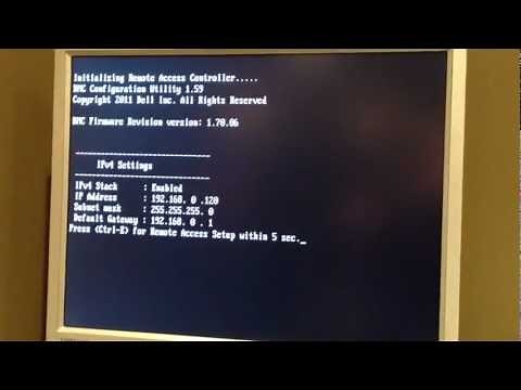 Dell PowerEdge T110 II Boot