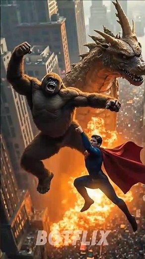 Superman Joins King Kong to Defeat GIANT MONSTER Attack! (Must Watch)