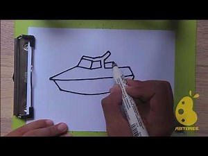 How to Draw speedboat
