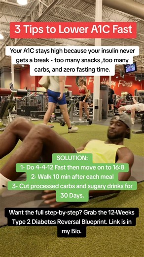 8.4K views · 34 reactions | Here are 3 Tips to lower A1C Fast. You can do this easily with the 12 Weeks-Type 2 Diabetes Reversal Blueprint. The link is in my Bio. #A1C #HbA1c #type2diabetesreversal #reversediabetes #intermittentfasting | The Zulu Glucose Warrior | Facebook