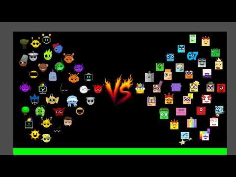 50 Sprunki vs 50 Numberblocks | Epic Marble Race in Algodoo | LuminaRace