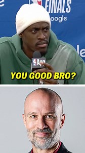 8K views · 52 reactions | Pascal Siakam was asked by a reporter how it was possible the Pacers didn't play as hard as the Knicks in their Game 5 loss leading to Siakam to call him out. The reporter was Gregg Doyel, the same reporter who was removed from covering Indiana Fever games after a different awkward encounter with Caitlin Clark last year. #pascalsiakam #greggdoyel #indianapacers #newyorkknicks #nba | The Final | Facebook