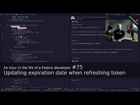 An hour in the life of a Fedora developer #75