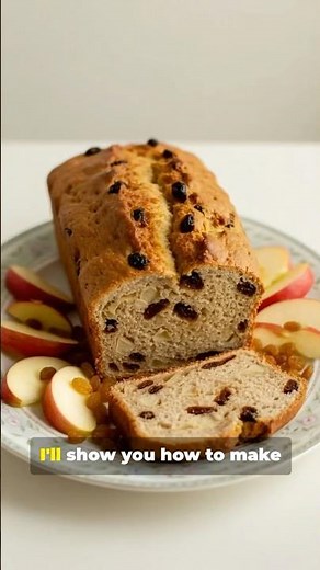 No Sugar, No Flour Apple Bread 🍌Easy & Delicious