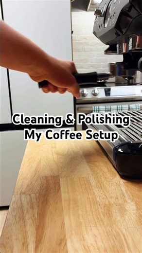 Take down to set up #coffeesetup #cleaning #polishing #woodcleaning