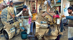 Amazing Restoration of Caterpillar Wheel loader 4-Cylinder | Mechanical Skills