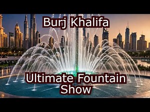 The Ultimate Burj Khalifa Fountain Experience in 3 Minutes! 🌊| Burj Khalifa Fountain Show