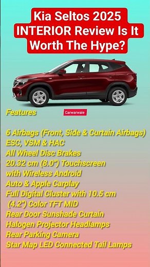 Kia Seltos 2025 INTERIOR Review Is It Worth The Hype?