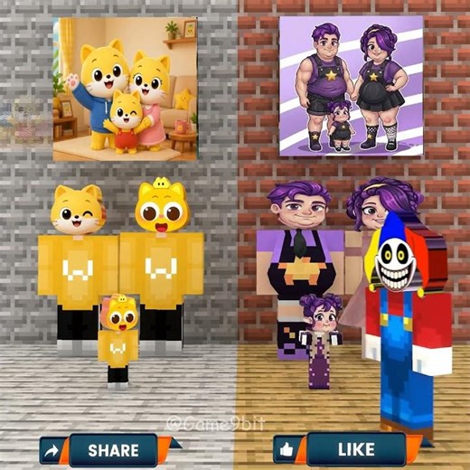 Do you want Sprunki Prototype to choose Sprunki Ninimo’s family or Sprunki Lily’s family? 🤔