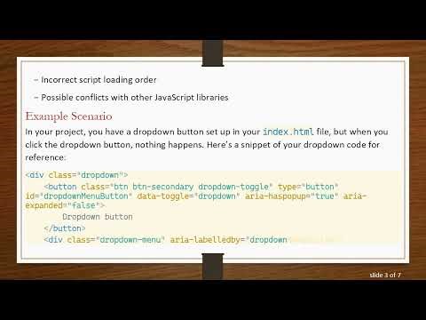 Fixing Your Bootstrap Dropdown