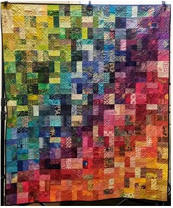 Color Catcher Rainbow Quilt PDF Pattern Download, Scrappy Quilt, Throw Quilt - Etsy