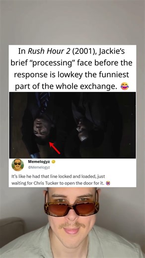 In Rush Hour 2 (2001), Jackie’s Pause Is Funnier Than the Joke 😂