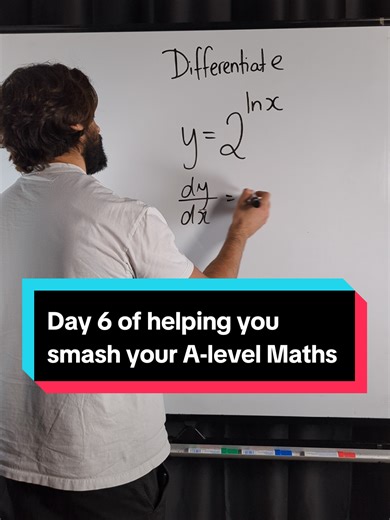 Day 6 of helping you smash your A-level Maths Exams | Learn how to differentiate this in 10 seconds #myedspace #erc #neildoesmaths #alevels #alevelmaths