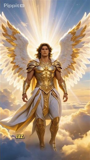 The Archangel's Luminous Sword ⚔️✨ #saintmichael #divine #protection