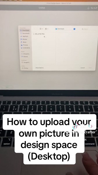 How to Upload your own pictures into Design Space (Desktop Version) #cricut #designspace #cricuttutorial