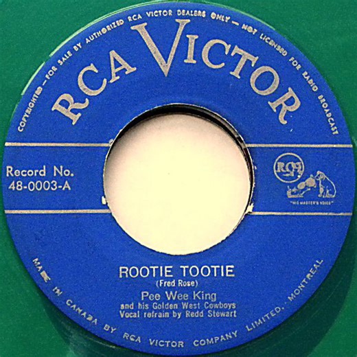 Pee Wee King And His Golden West Cowboys - Rootie Tootie / Tennessee Waltz