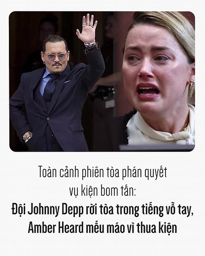 Chi tiết phiên tòa Johnny Depp vs Amber Heard