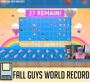 Smashing the Fall Guys world record! 😲 🎮 Fall Guys Highlights | The Cartridge Family