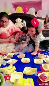 April 1, 2026 dekhey sreeja ke dadi maa chatavan me kya kya khila Rahi hai kya hota hai#cutebaby