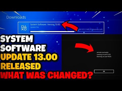 NEW PLAYSTATION 4 SYSTEM SOFTWARE UPDATE 13.00 RELEASED! DOWNLOAD IT NOW!