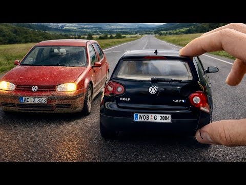 1:18 Volkswagen Golf MK4 and MK5 | Exterior Shot Style Review 🌲🚗