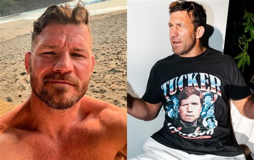 Michael Bisping makes Luke Rockhold and the podcast crew squirm as he pulls out his glass eye [VIDEO]