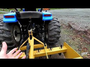 Box Blade Fixing A Driveway Washout