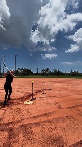 The drill from my latest YouTube video “3 tee hitting drill to work on balance, rhythm and control” I am using my 3 of my Tanner tees (Heavy and Pro). 1st tee is high, 2nd tee is normal and 3rd tee is low which is the low ball stem. You can use two tees if you only have 2 tees. Code for Tanner tees discount: megrem #softball #baseball #hittingdrills #softballdrills #hittingdrills | MegRem Softball