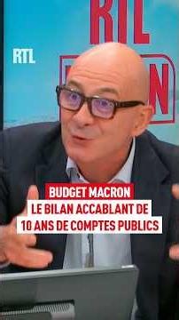 "A budgetary disaster unparalleled under the Fifth Republic": François Lenglet on RTL