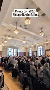 Our future #michigannurses took on the #maizeandblue and got a firsthand look at UMSN! They toured the entire U-M campus, chatted with current students and faculty, and explored our amazing Clinical Learning Center. Plus they slayed some epic photos 📸 #wedare #goblue〽️ #futurenurses | University of Michigan School of Nursing